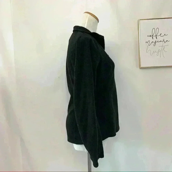 The North Face black quarter zip fleece pullover - Picture 2 of 5